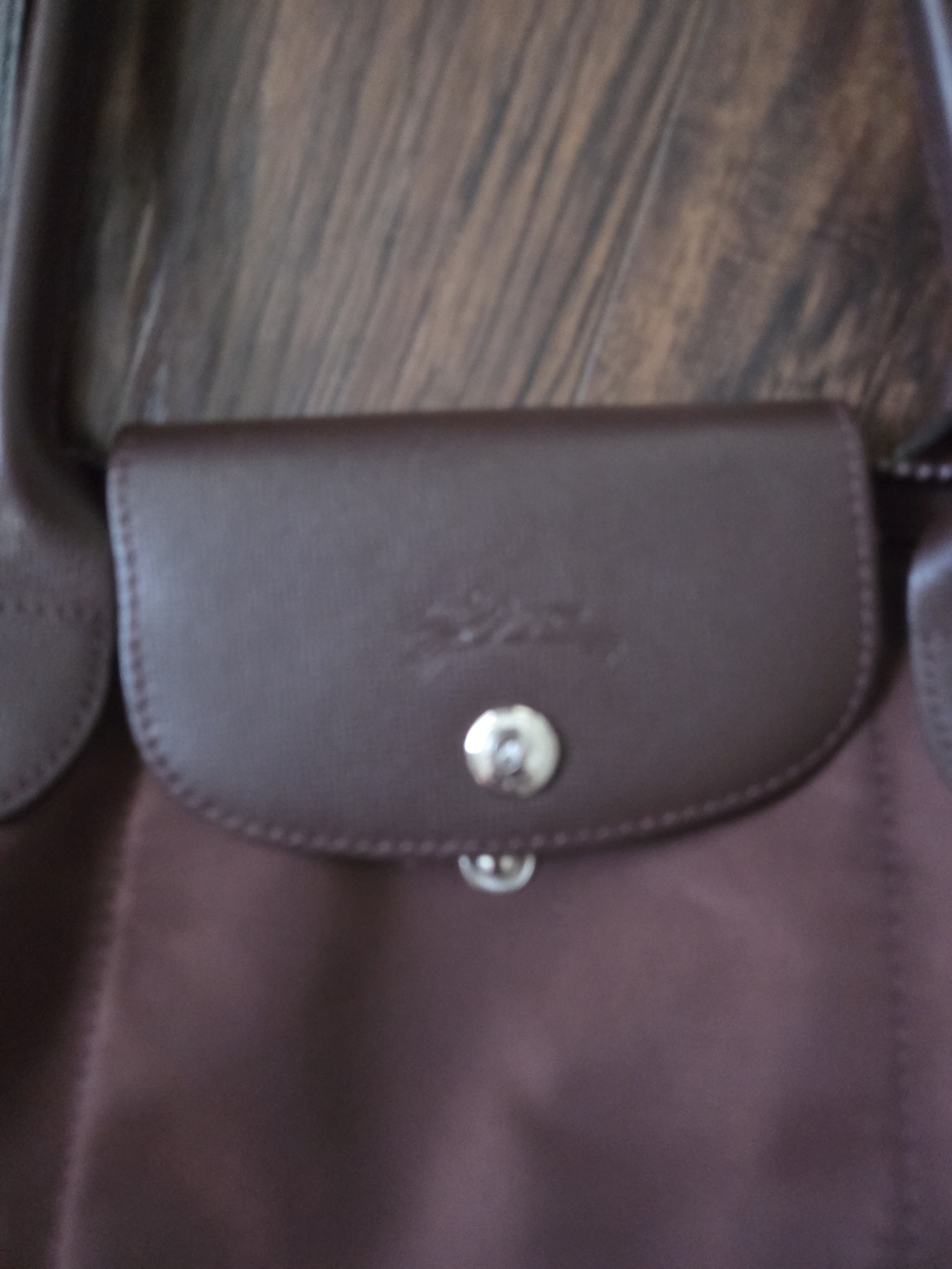 Longchamp Brown Le Pliage Medium Nylon Tote Bag - Picture 3 of 10